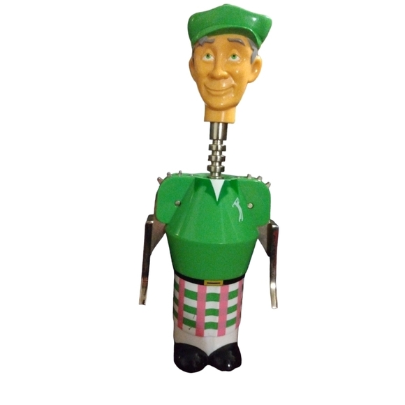 Novelty Golfer Corkscrew Humourous Gift Idea Golf Lovers Functional Unique Fun - Picture 1 of 7